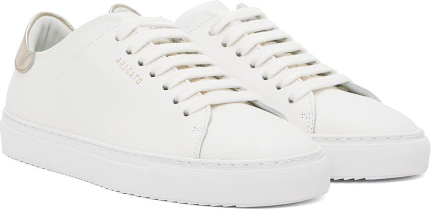 Axel Arigato White  Gold Clean 90 Contrast Sneakers - Picture 2