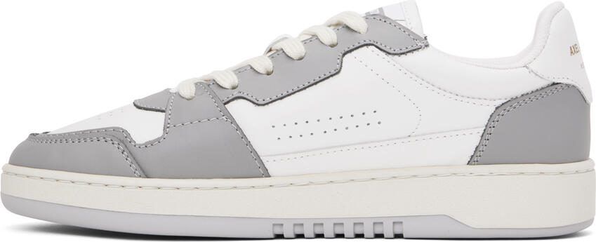 Axel Arigato White  Gray Dice Lo Sneakers - Picture 3