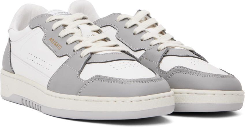 Axel Arigato White  Gray Dice Lo Sneakers - Picture 2