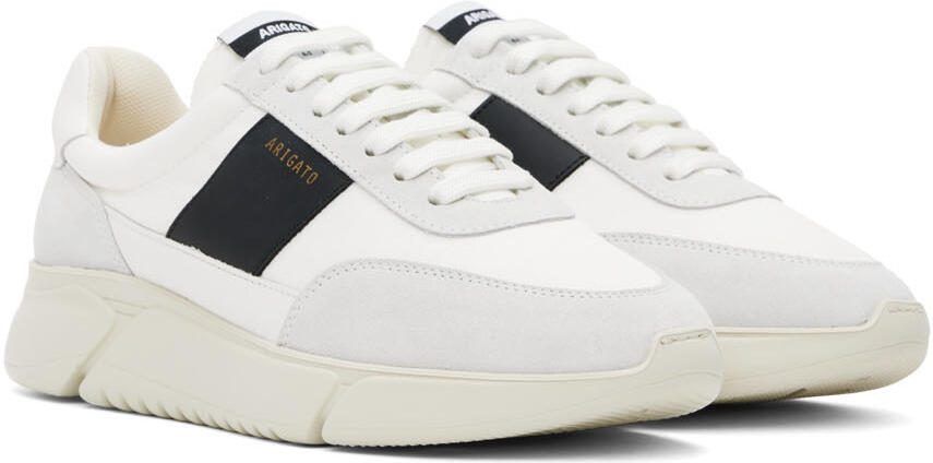 Axel Arigato White  Gray Genesis Vintage Runner Sneakers - Picture 2
