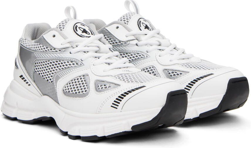 Axel Arigato White  Gray Marathon Runner Sneakers - Picture 2