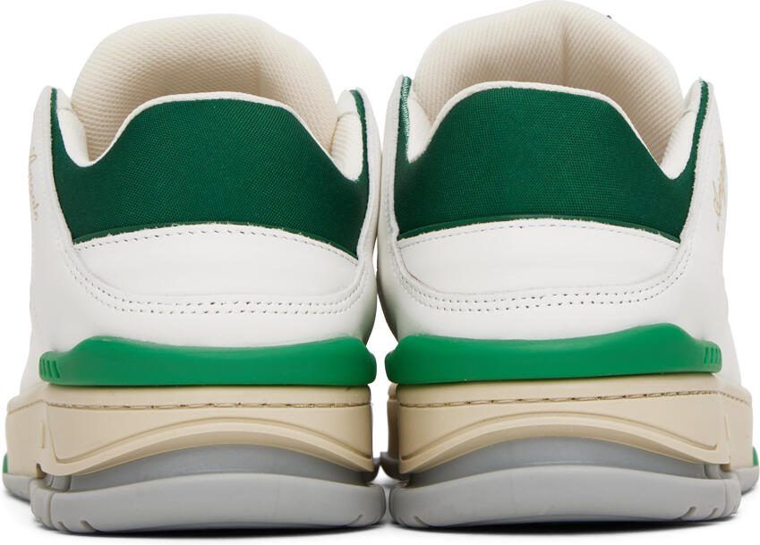 Axel Arigato White  Green Area Lo Sneakers