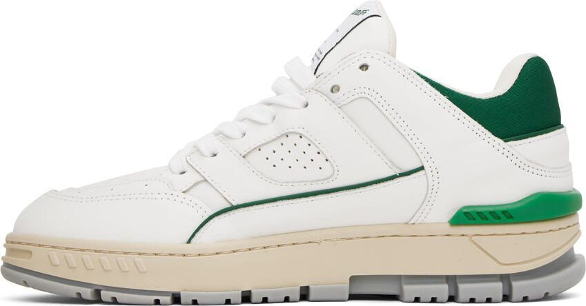 Axel Arigato White  Green Area Lo Sneakers - Picture 3