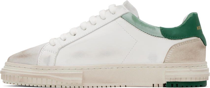 Axel Arigato White  Green Atlas Sneakers - Picture 3