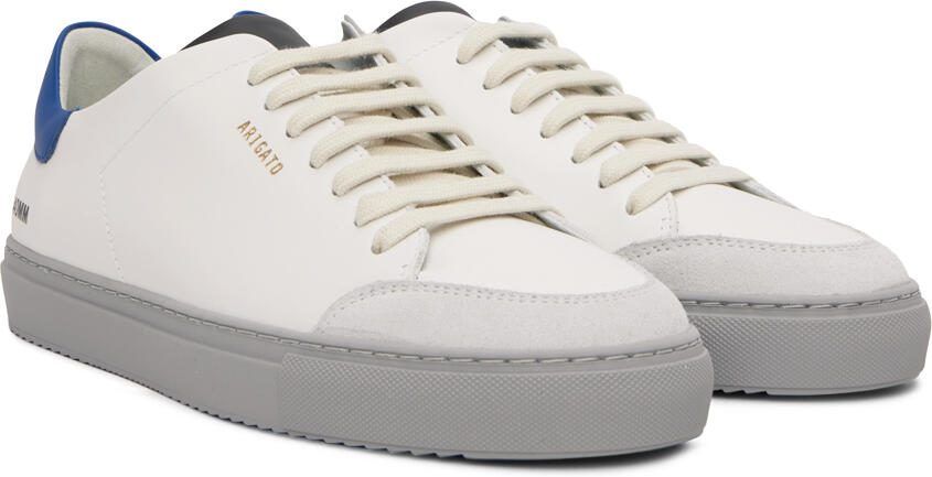 Axel Arigato White  Green Clean 90 Triple Sneakers - Picture 2