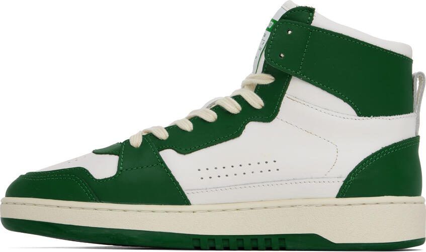 Axel Arigato White  Green Dice Hi Sneakers - Picture 3