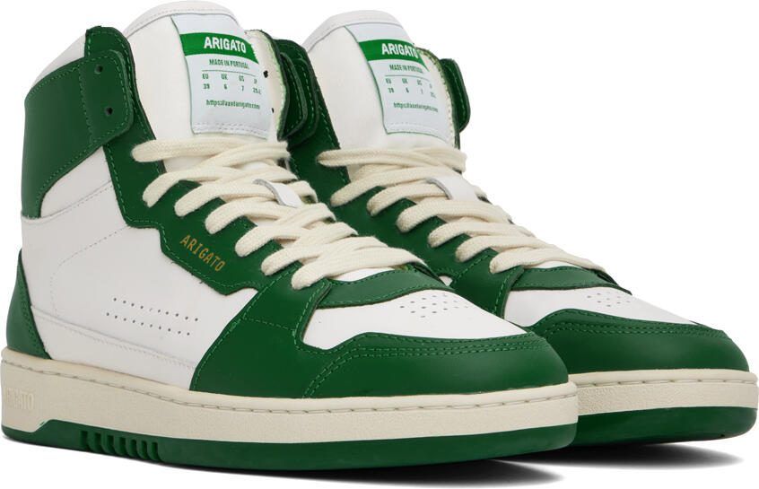 Axel Arigato White  Green Dice Hi Sneakers - Picture 2