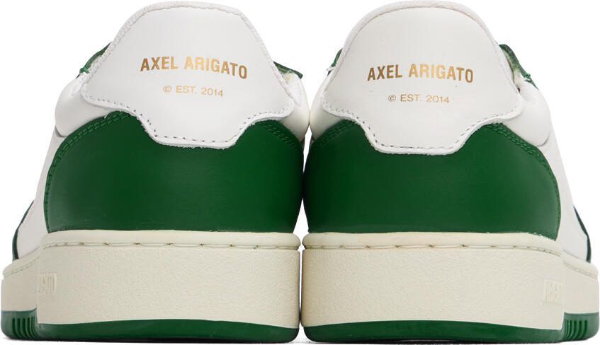 Axel Arigato White  Green Dice Lo Sneakers