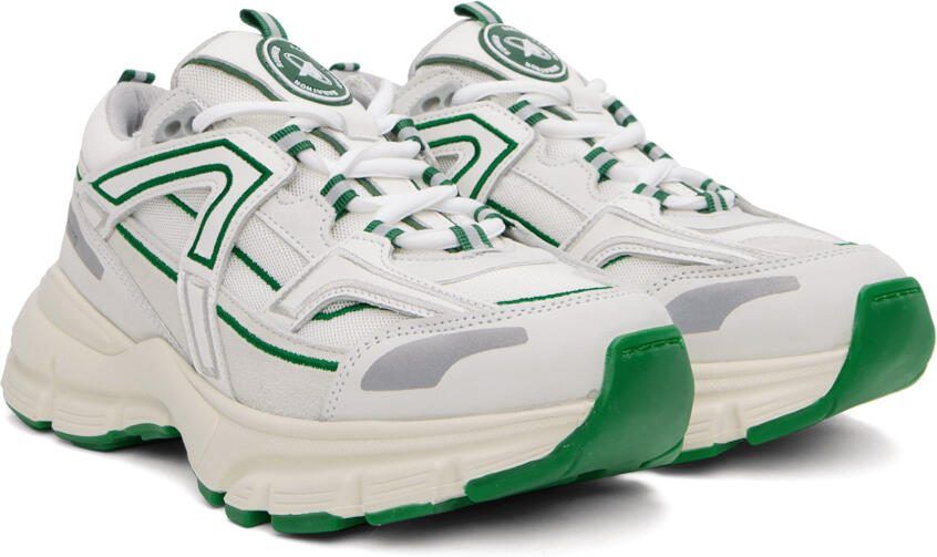 Axel Arigato White  Green Marathon R-Trail Sneakers - Picture 2