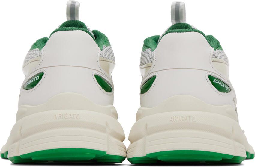 Axel Arigato White  Green Marathon Sneakers