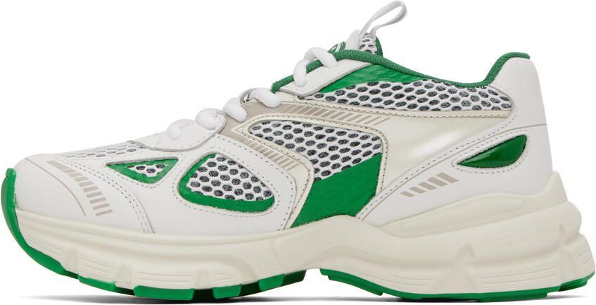 Axel Arigato White  Green Marathon Sneakers - Picture 3