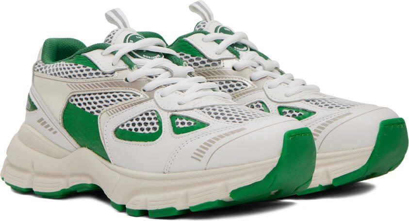 Axel Arigato White  Green Marathon Sneakers - Picture 2