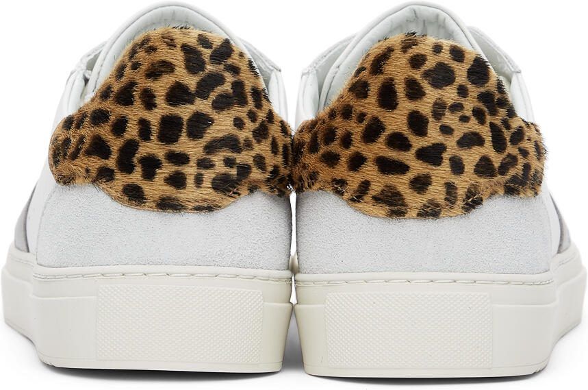 Axel Arigato White  Grey Leopard Dunk V2 Sneakers - Picture 2