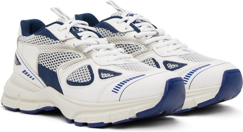 Axel Arigato White  Navy Marathon Sneakers - Picture 2
