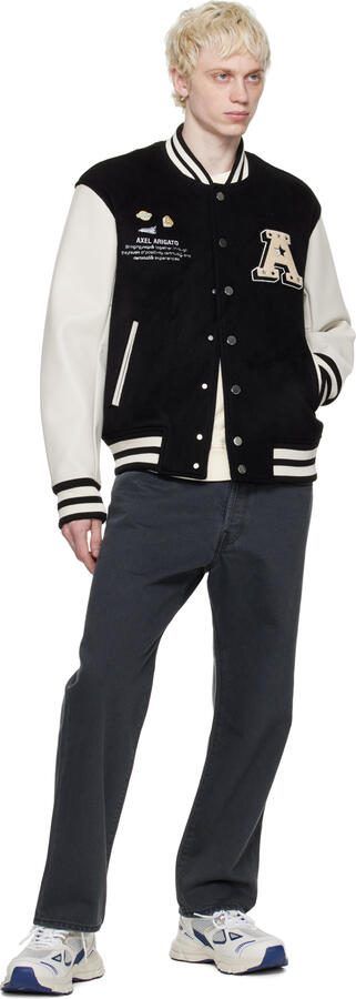 Axel Arigato White  Navy Marathon Sneakers - Picture 4