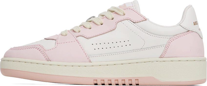Axel Arigato White  Pink Dice Lo Sneakers - Picture 3