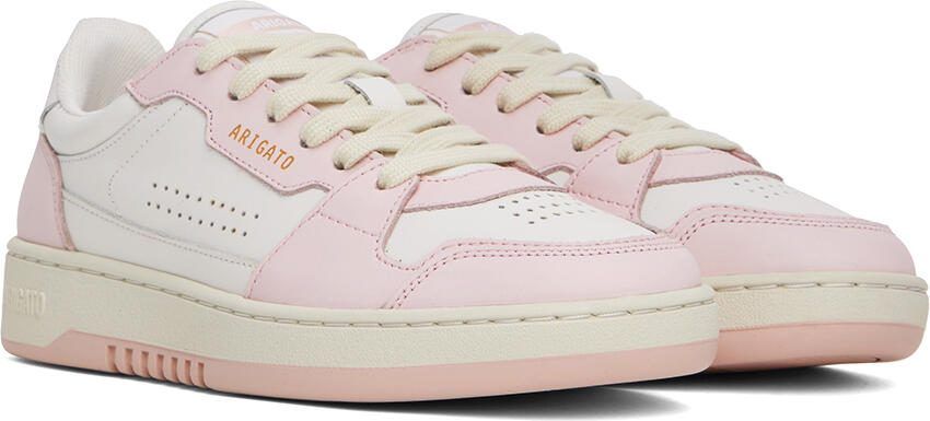 Axel Arigato White  Pink Dice Lo Sneakers - Picture 2