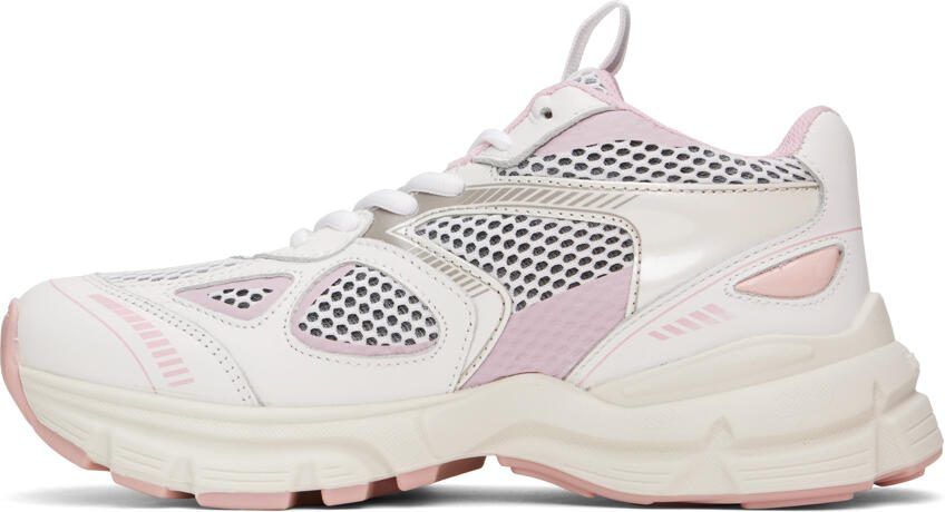 Axel Arigato White  Pink Marathon Sneakers - Picture 2
