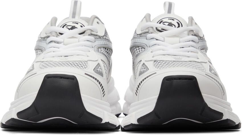 Axel Arigato White  Silver Marathon Runner Sneakers - Picture 3
