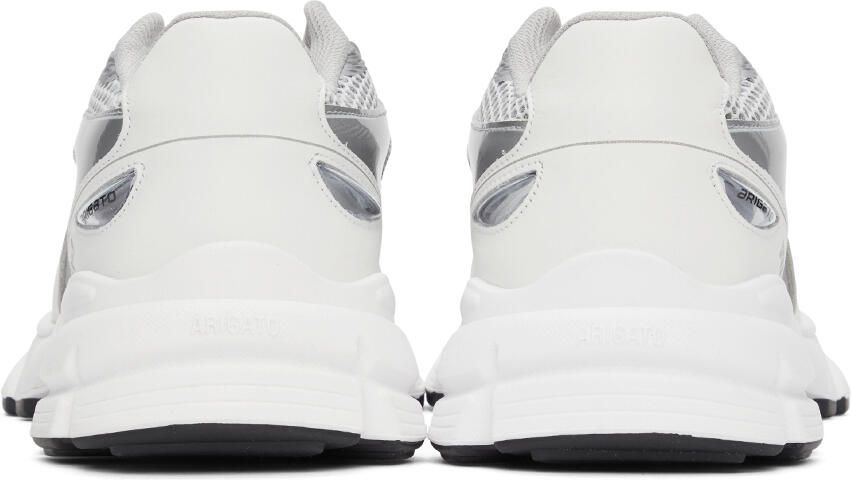 Axel Arigato White  Silver Marathon Runner Sneakers - Picture 2