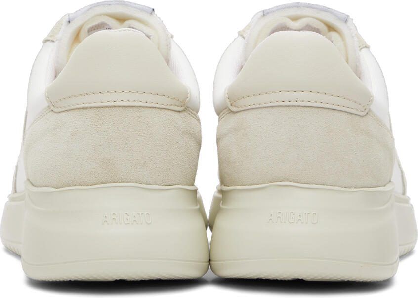 Axel Arigato White  Taupe Genesis Vintage Runner Sneakers