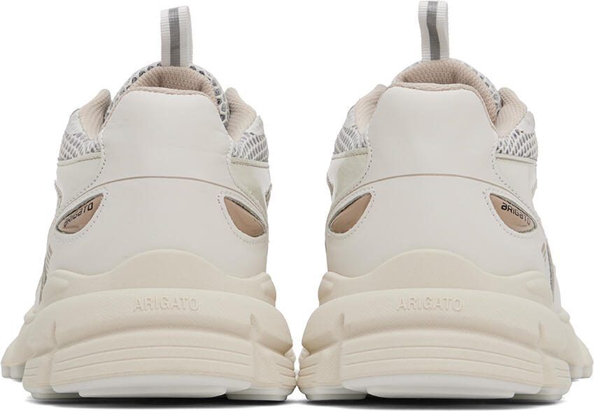 Axel Arigato White  Taupe Marathon Runner Sneakers
