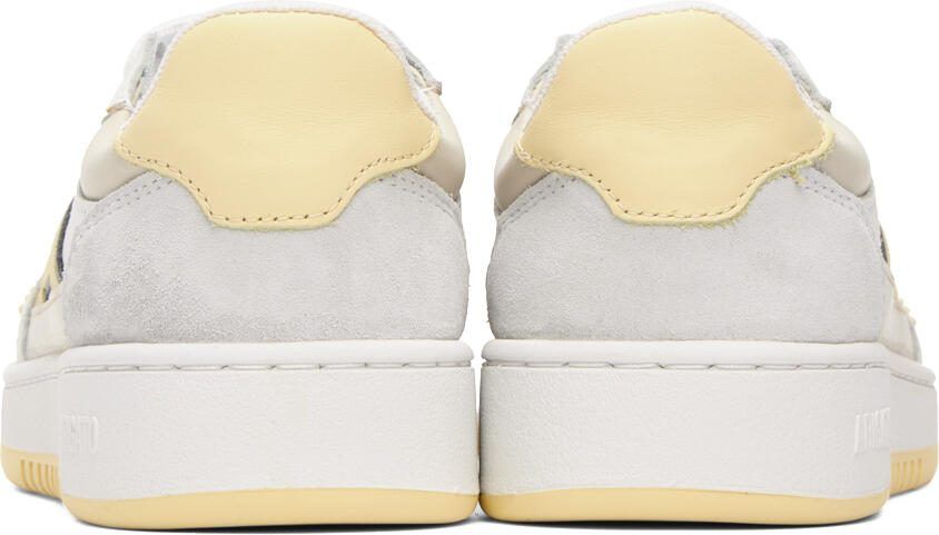 Axel Arigato White  Yellow A-Dice Lo Sneakers