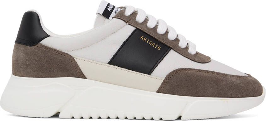 Axel Arigato Beige  Brown Genesis Vintage Sneakers - Picture 5