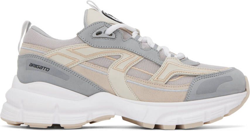 Axel Arigato Beige  Gray Marathon R-Trail Sneakers