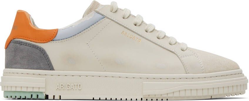 Axel Arigato Beige  Orange Atlas Sneakers - Picture 5