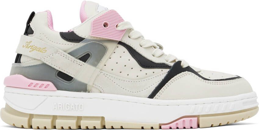 Axel Arigato Beige  Pink Astro Sneakers - Picture 5