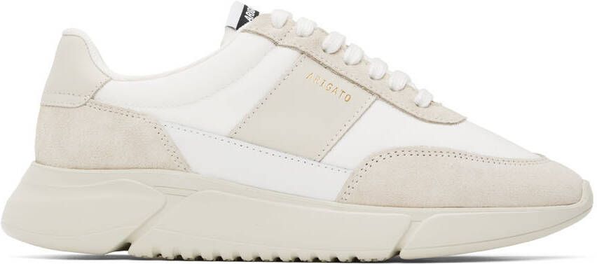 Axel Arigato Beige  White Genesis Vintage Runner Sneakers - Picture 4