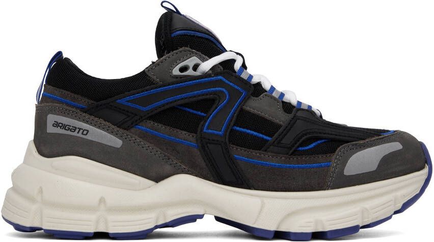 Axel Arigato Black  Blue Marathon R-Trail Sneakers