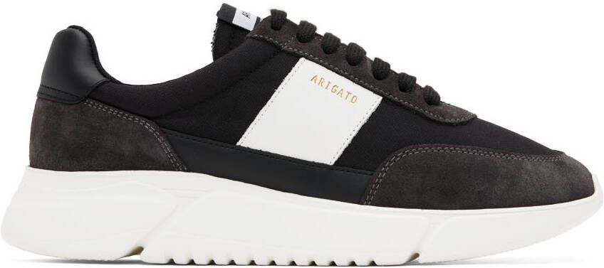 Axel Arigato Black  White Genesis Vintage Runner Sneakers - Picture 5