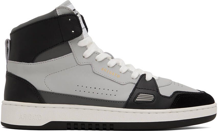 Axel Arigato Gray  Black Dice Hi Sneakers