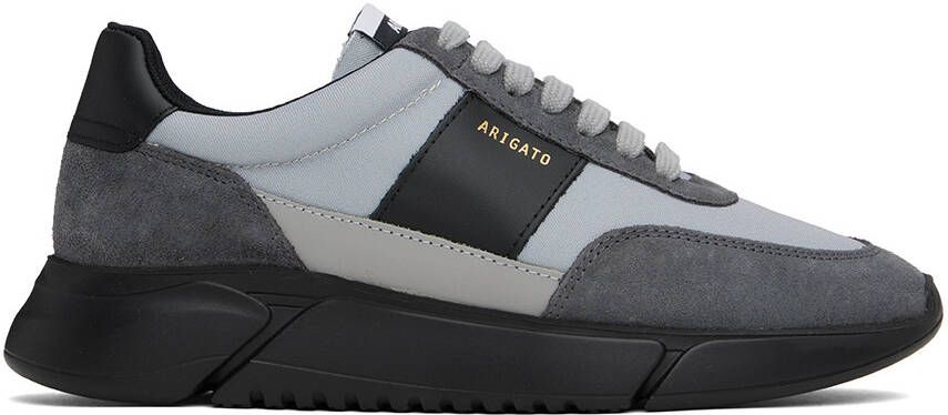 Axel Arigato Gray  Black Genesis Vintage Sneakers - Picture 5