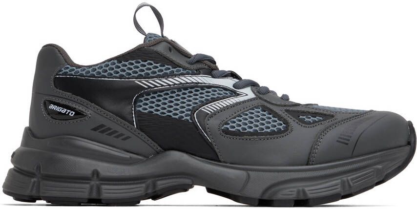 Axel Arigato Gray  Black Marathon Runner Sneakers - Picture 4
