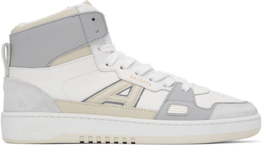 Axel Arigato Gray  White A-Dice Hi Sneakers