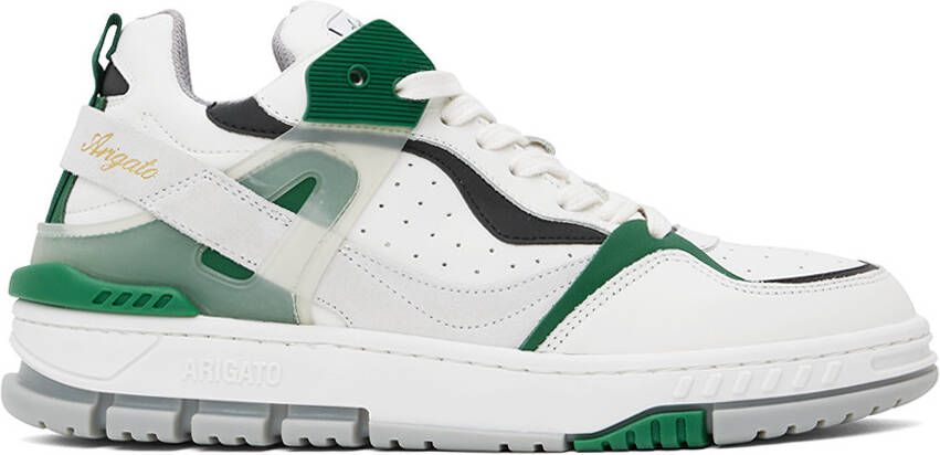 Axel Arigato Green  White Astro Sneakers - Picture 5