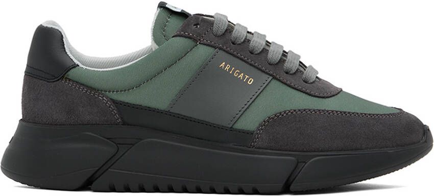 Axel Arigato Khaki  Gray Dice Lo Sneakers - Picture 5