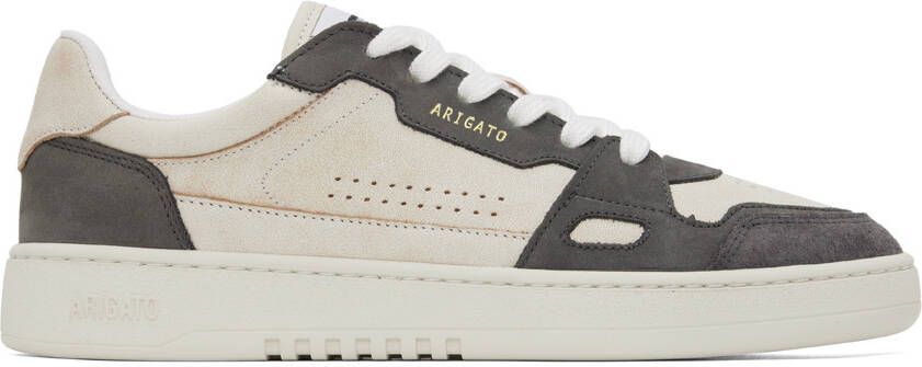 Axel Arigato Off-White  Gray Dice Lo Sneakers