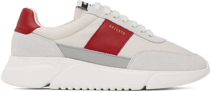 Axel Arigato Off-White  Red Genesis Vintage Runner Sneakers - Picture 5