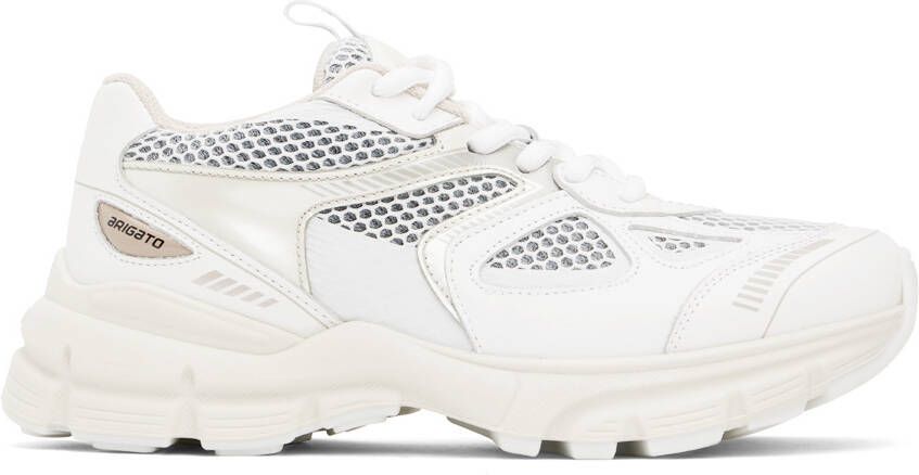 Axel Arigato White  Beige Marathon Sneakers - Picture 5