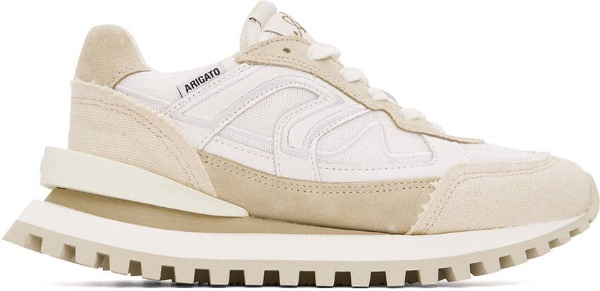 Axel Arigato White  Beige Sonar Sneakers - Picture 4