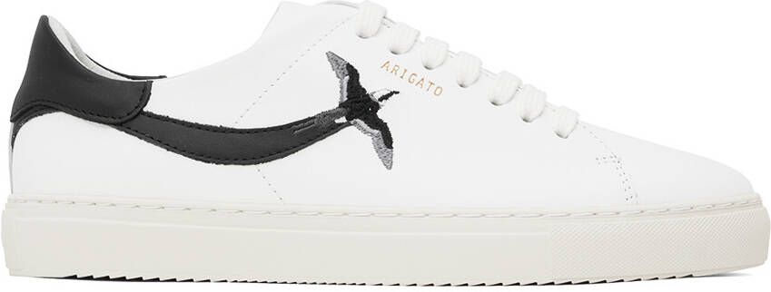 Axel Arigato White  Black Clean 90 Stripe B Bird Sneakers - Picture 6