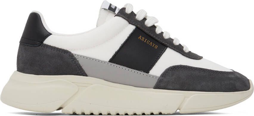 Axel Arigato White  Black Genesis Vintage Sneakers - Picture 5