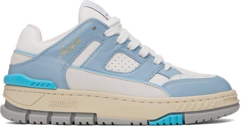Axel Arigato White  Blue Area Lo Sneakers - Picture 5