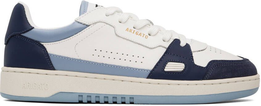 Axel Arigato White  Blue Dice Lo Sneakers - Picture 5