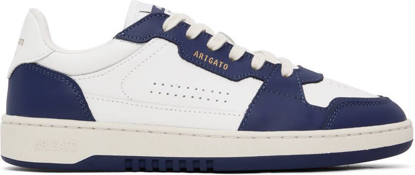 Axel Arigato White  Blue Dice Lo Sneakers - Picture 5