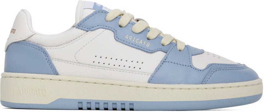 Axel Arigato White  Blue Dice Lo Sneakers - Picture 5